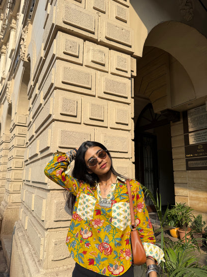 Basanti Short Kurta