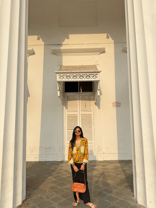 Basanti Short Kurta