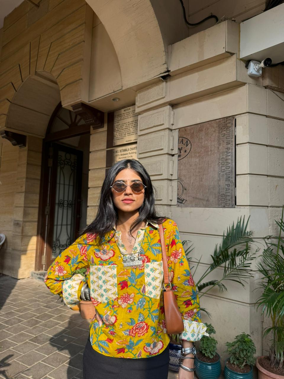 Basanti Short Kurta